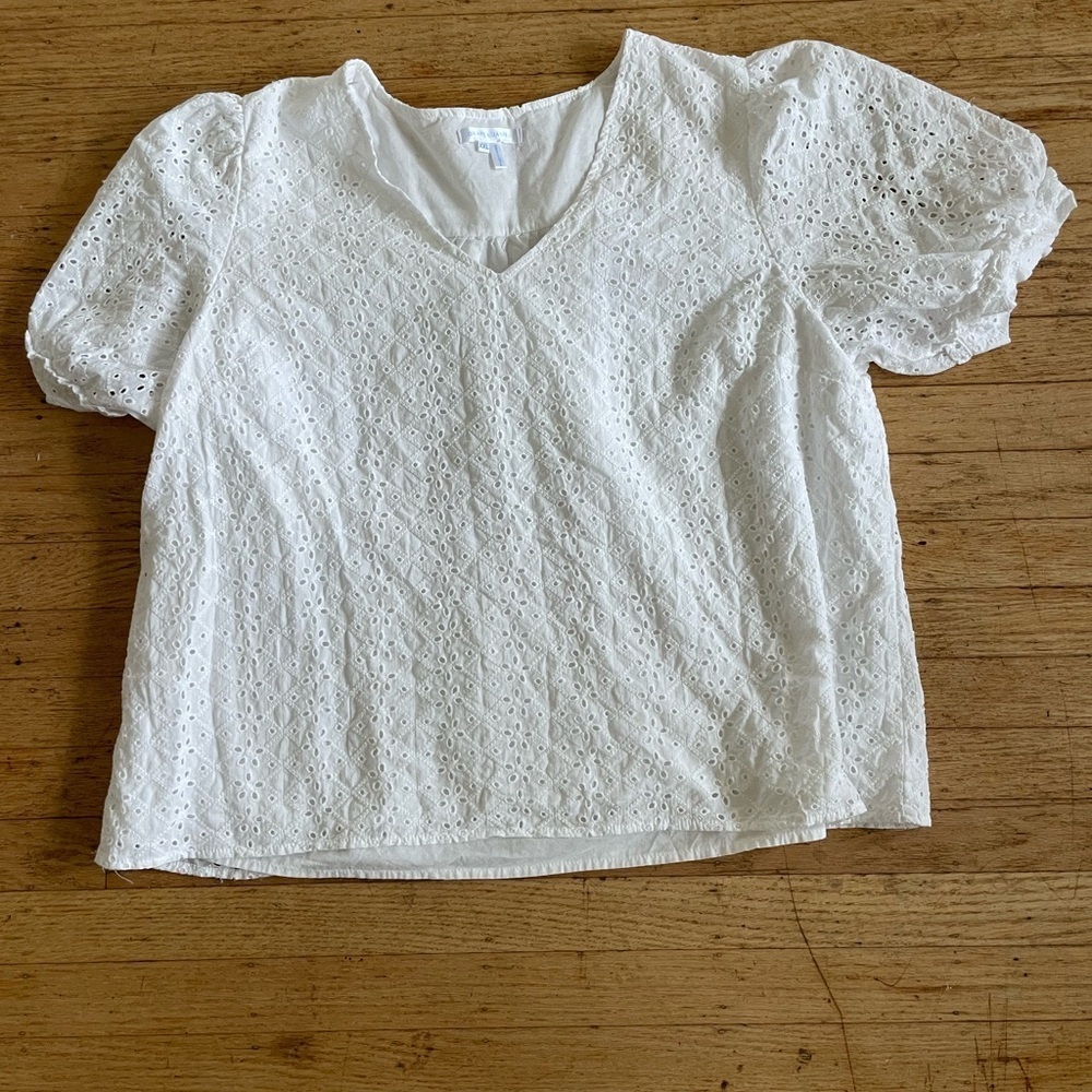 Draper James Eyelet Blouse